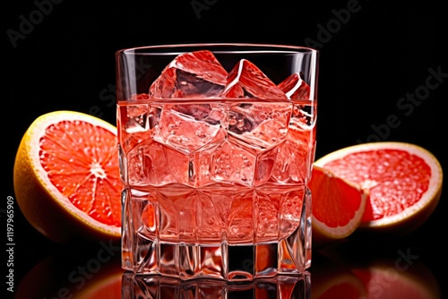 Fizzy Grapefruit Cocktail with a Diamond Twist - Cheers to Sumptuous Liqueur Infused Drink photo