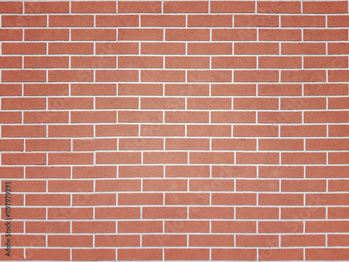 New brown brick wall texture background.