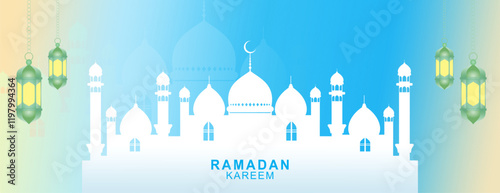 Ramadan kareem background design, modern islamic banner collection, arabic, ied mubarak celebration, poster, flyer, advertising illustration design vector