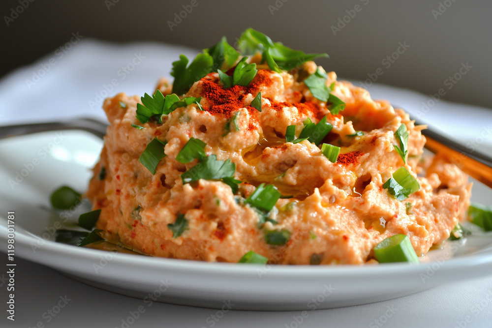 Houmous aux poivrons rouges 