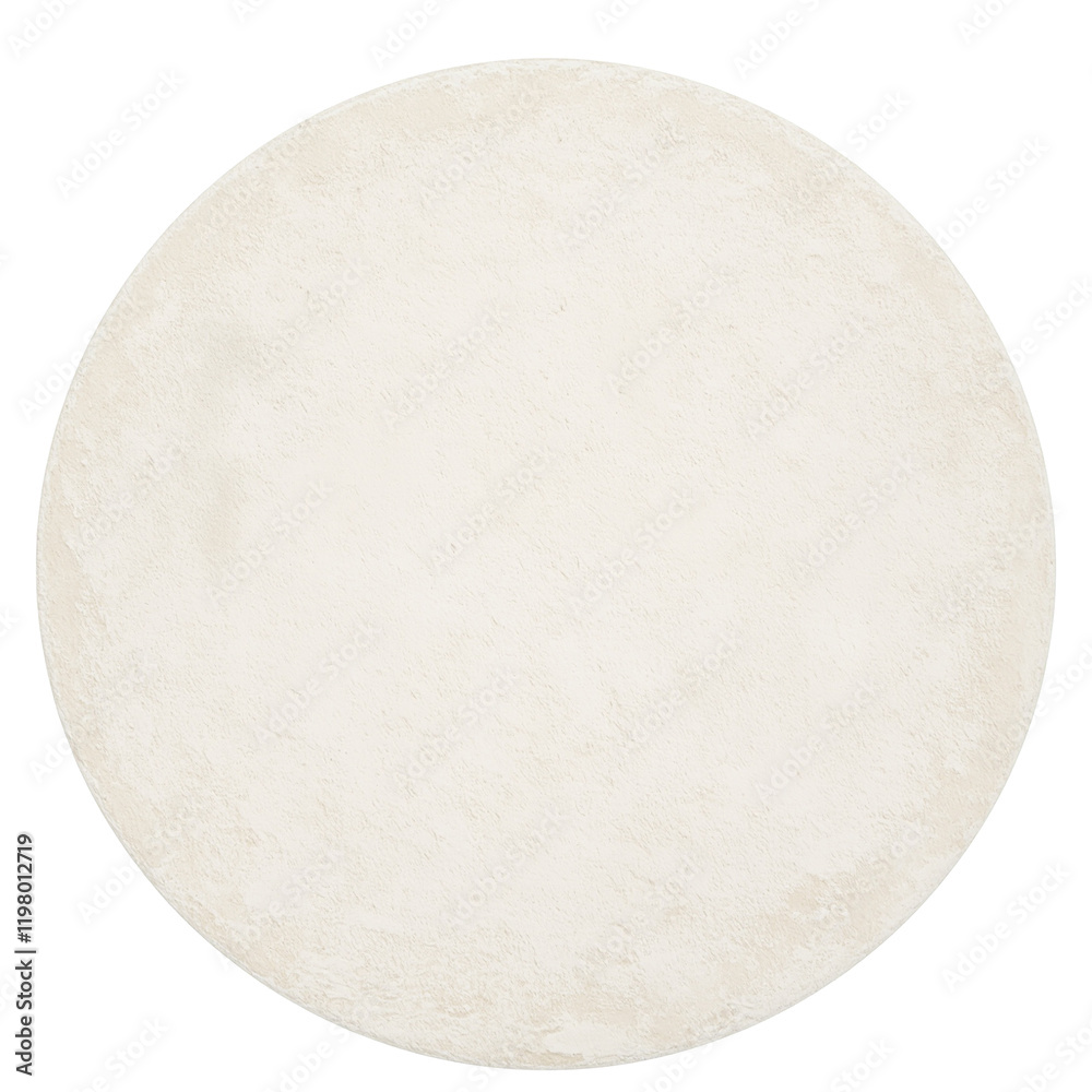 Round pizza stone with flour white backdrop Round pizza stone with flour white backdrop