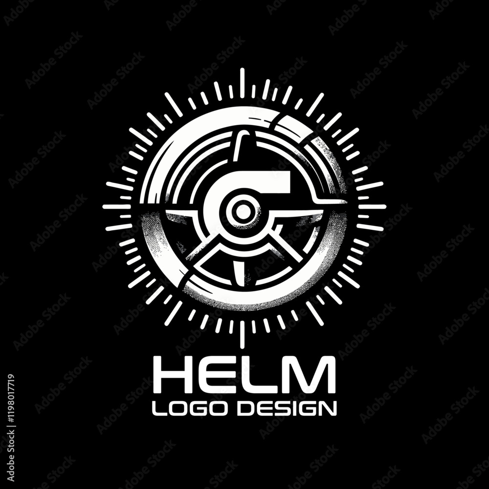 Obraz premium Helm Vector Logo Design