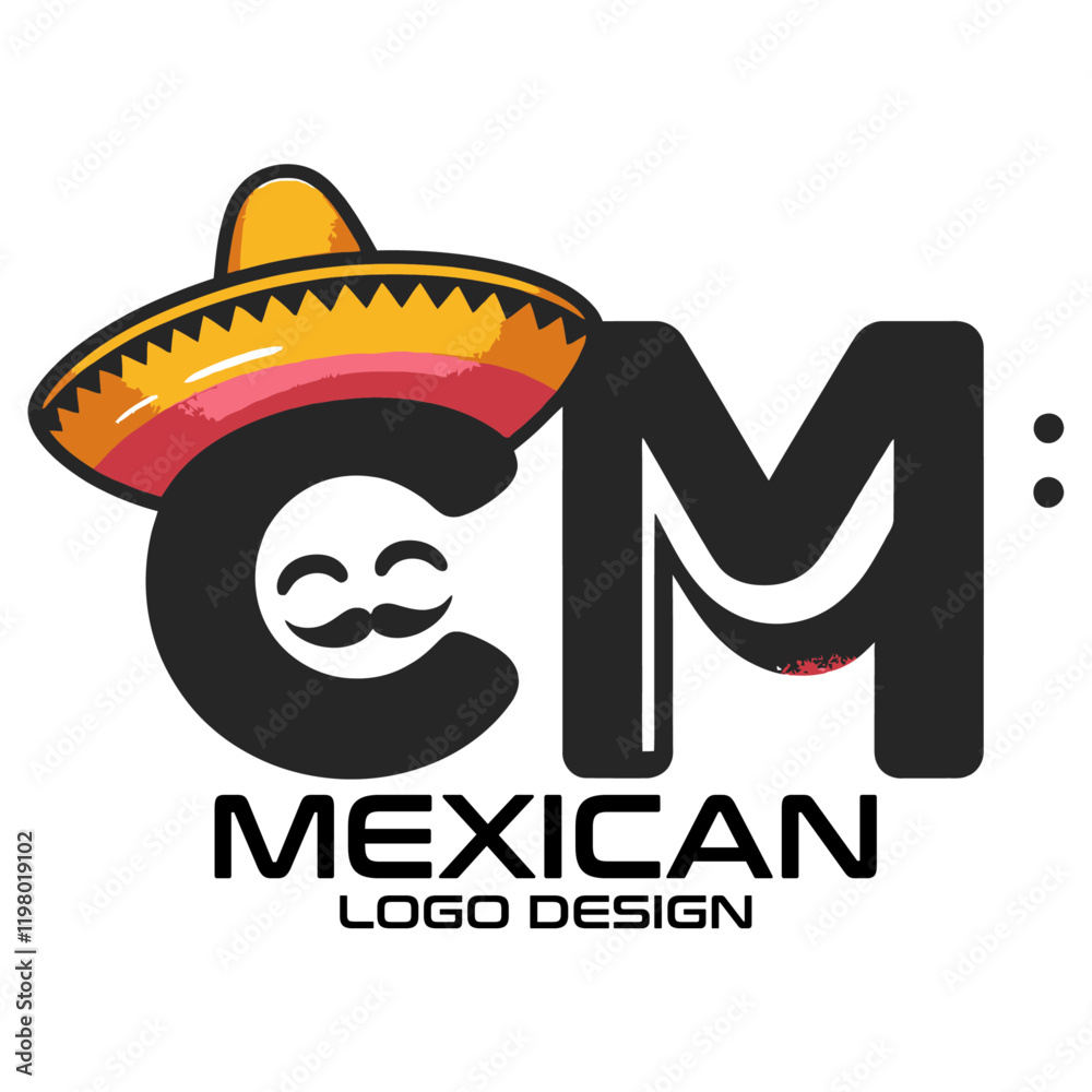 Obraz premium Mexican Vector Logo Design