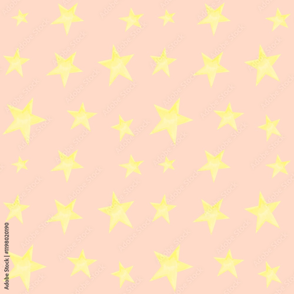 Night seamless pattern with stars Night seamless pattern with stars