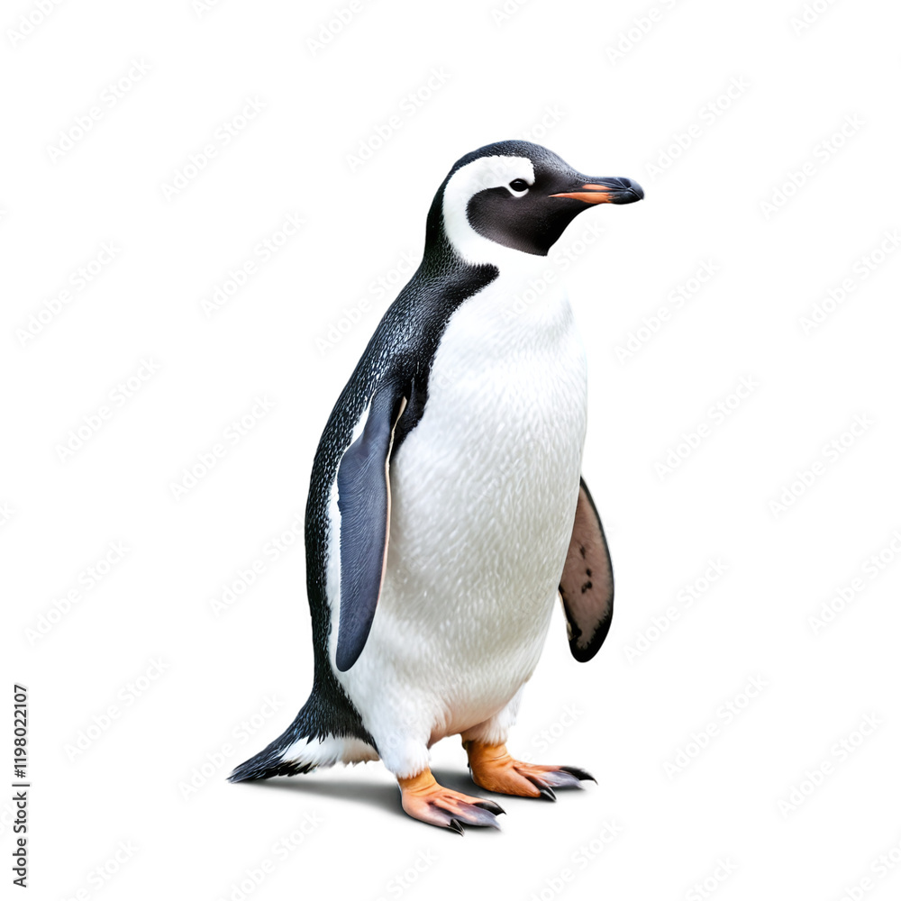penguin isolated on transparent background penguin isolated on transparent background