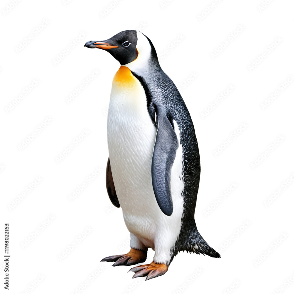 Fototapeta premium penguin isolated on transparent background