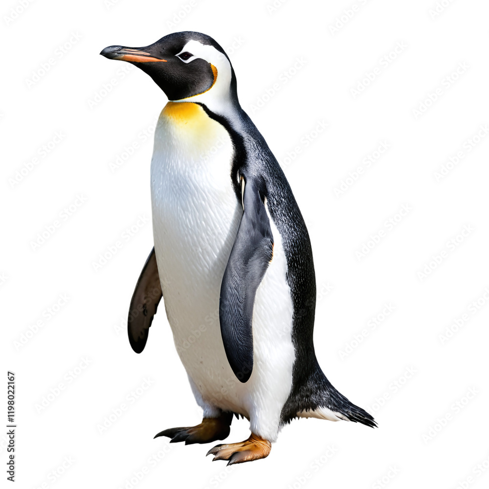 Obraz premium penguin isolated on transparent background