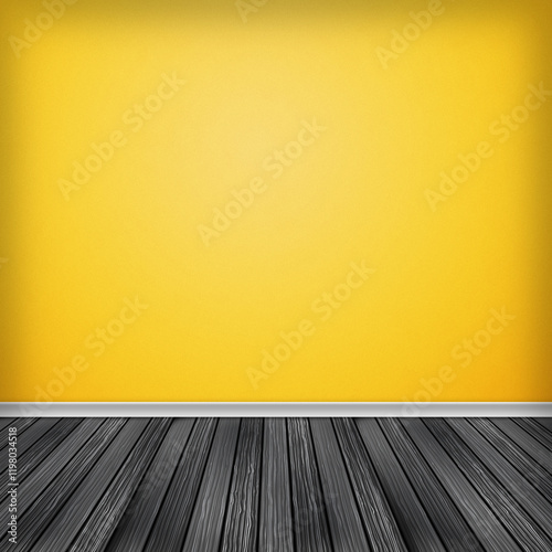 Empty room, interior with wallpaper. High resolution texture background.