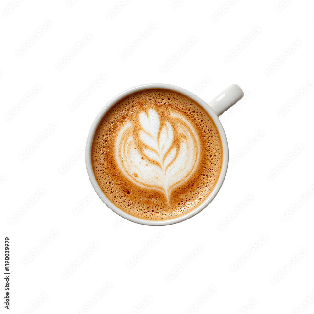 Steaming espresso macchiato with milk foam dollop Steaming espresso macchiato with milk foam dollop