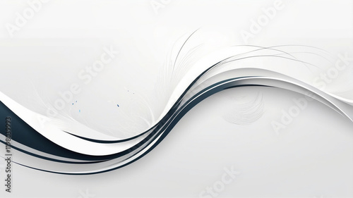 white background with dynamic curve line elegant graphic design element decoration