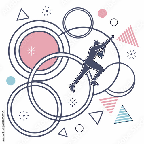 Modern Pastel Geometric Overlays