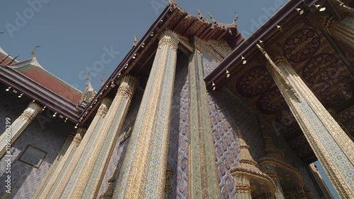 Bangkok, Thailand - Wat Phra Kaew, the most important Buddhist temple with stunning architecture and houses the Emerald Buddha.