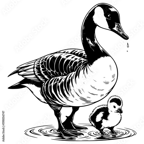 Goose Illustration