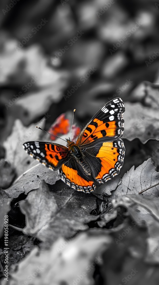 Butterfly resting on a flower
Butterfly resting on a flower