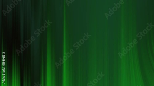 Abstract Green and Black Background with Vertical Line Texture.