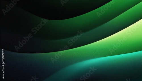 Abstract Artwork featuring a Striking Composition of Black, Dark Blue, Green, Emerald, Petrol, Teal, Lime, Yellow and White Colors on an Abstract Background, showcasing a rich Palette of Vibrant photo