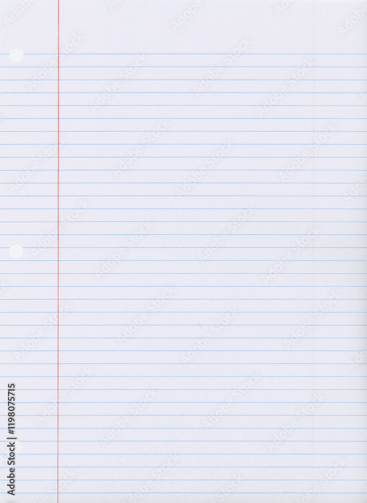Lined Notebook Paper Lined Notebook Paper