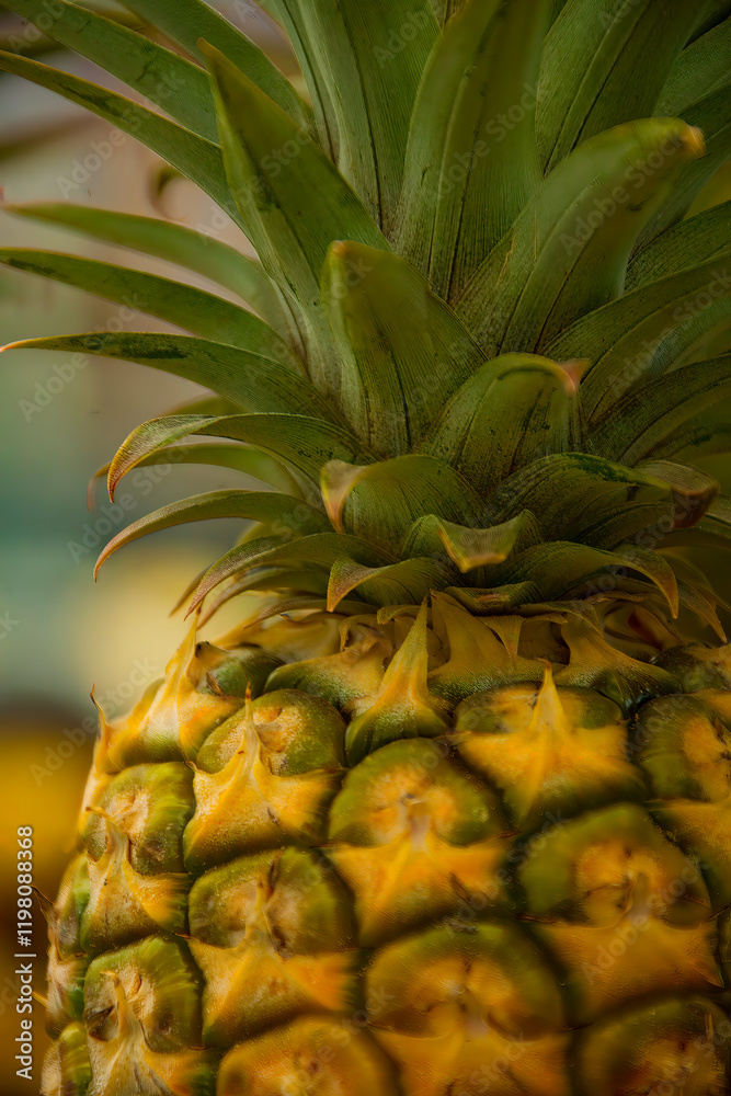 Fototapeta premium pineapple close up