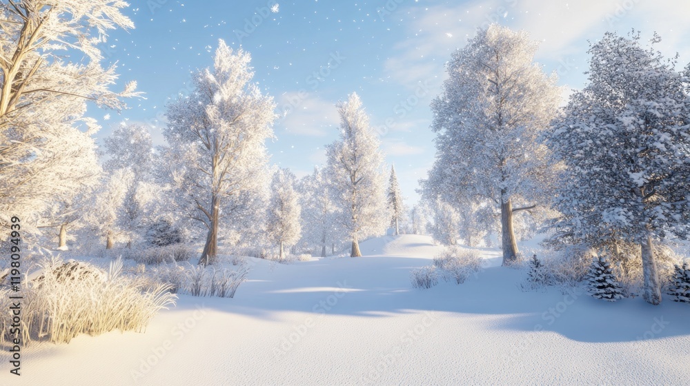 Winter Wonderland: Enchanting Snow-Covered Forest Winter Wonderland: Enchanting Snow-Covered Forest