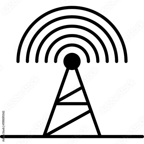 Transmission icon single vector illustration