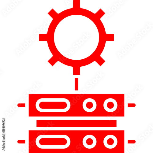 Data Modelling icon single vector illustration