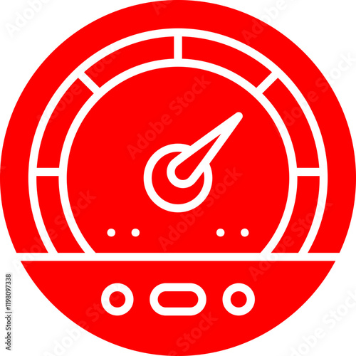 Velocity icon single vector illustration