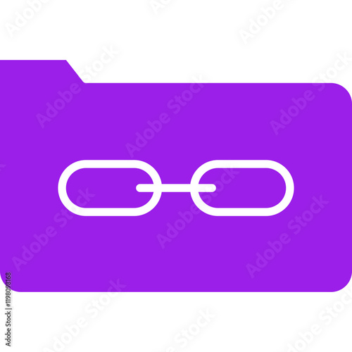 Linked Data icon single vector illustration photo