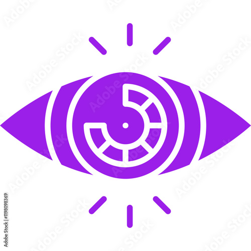 Visualization icon single vector illustration