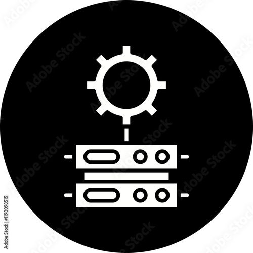 Data Modelling icon single vector illustration