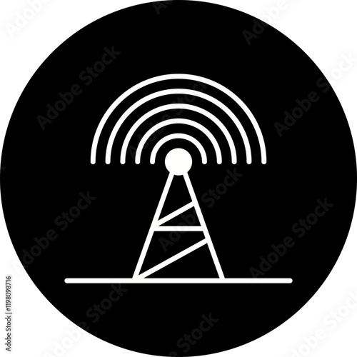 Transmission icon single vector illustration