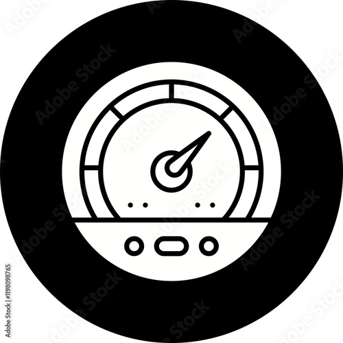 Velocity icon single vector illustration
