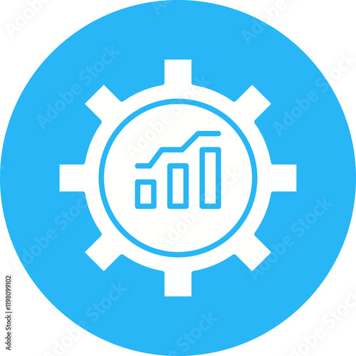 Optimization icon single vector illustration