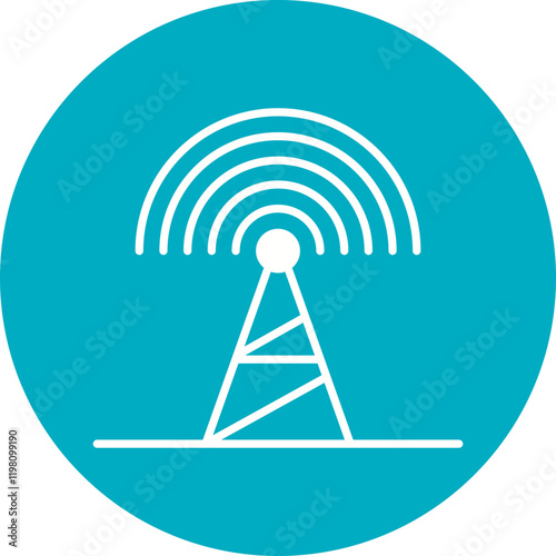 Transmission icon single vector illustration