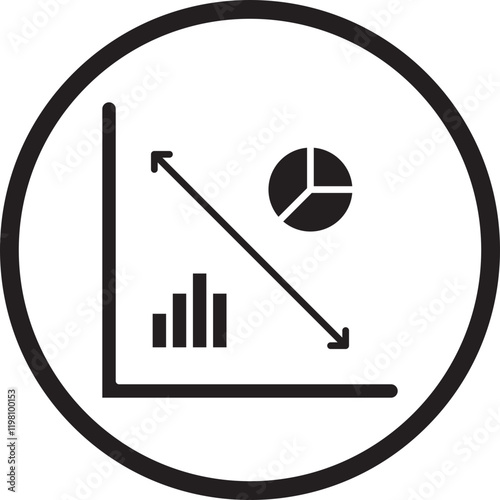 Cluster Analysis icon single vector illustration