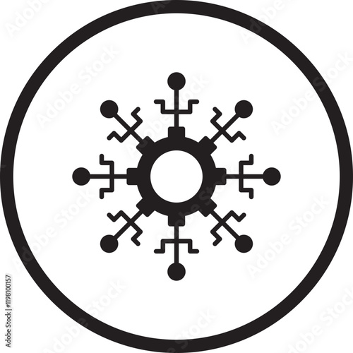 Complexity icon single vector illustration