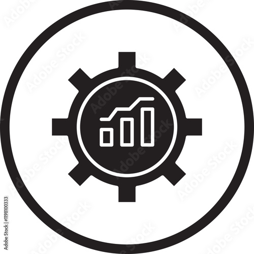Optimization icon single vector illustration