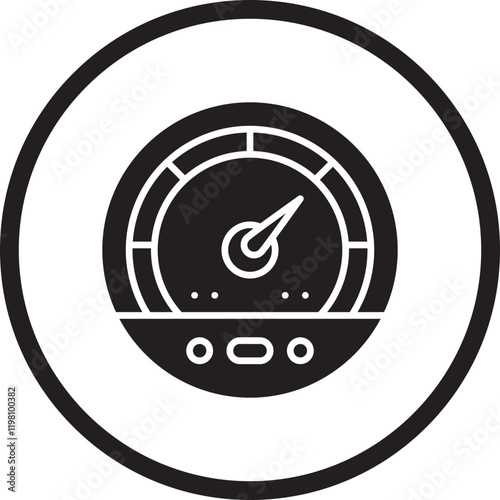 Velocity icon single vector illustration