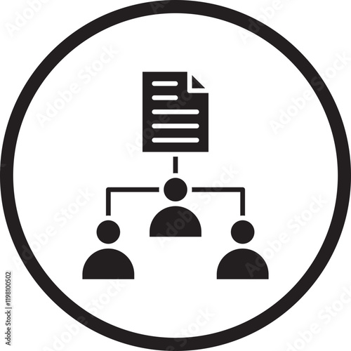 Classification icon single vector illustration