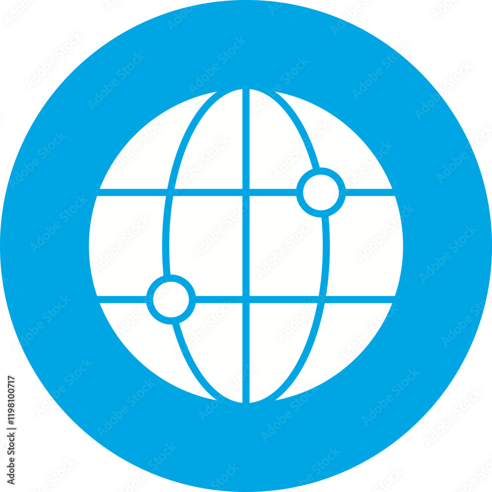 Globality icon single vector illustration Globality icon single vector illustration