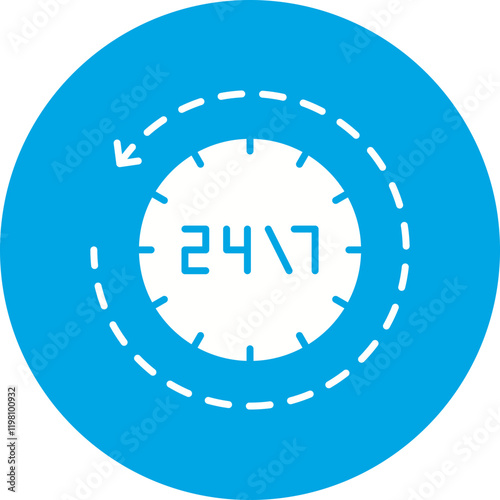 Availability icon single vector illustration