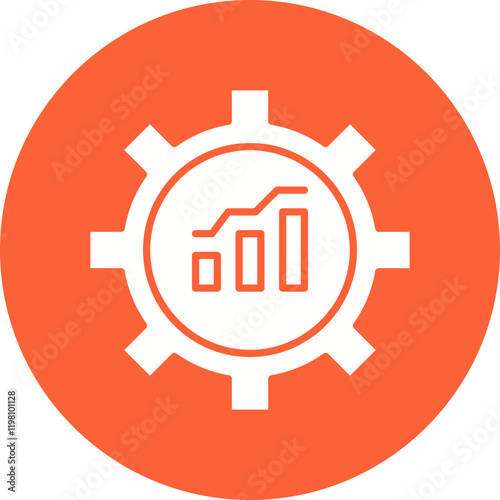 Optimization icon single vector illustration