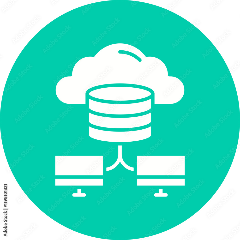 Cloud Storage icon single vector illustration Cloud Storage icon single vector illustration