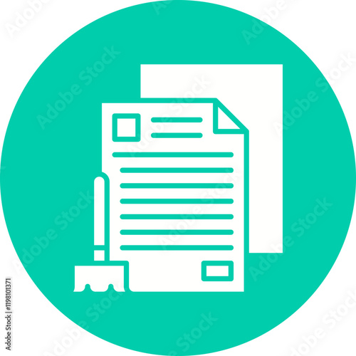 Data Cleansing icon single vector illustration