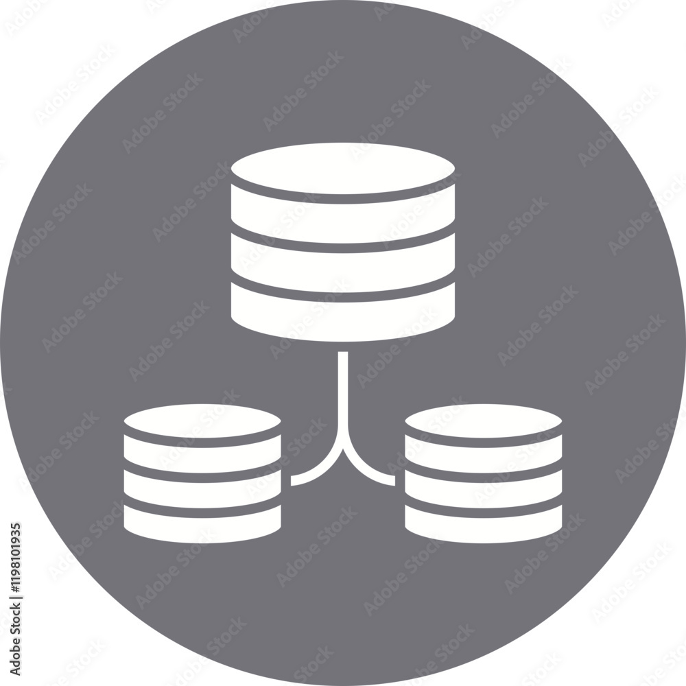 Plurality of Sources icon single vector illustration Plurality of Sources icon single vector illustration