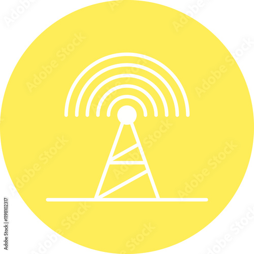 Transmission icon single vector illustration