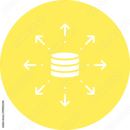 Ambiguity icon single vector illustration