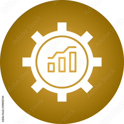 Optimization icon single vector illustration