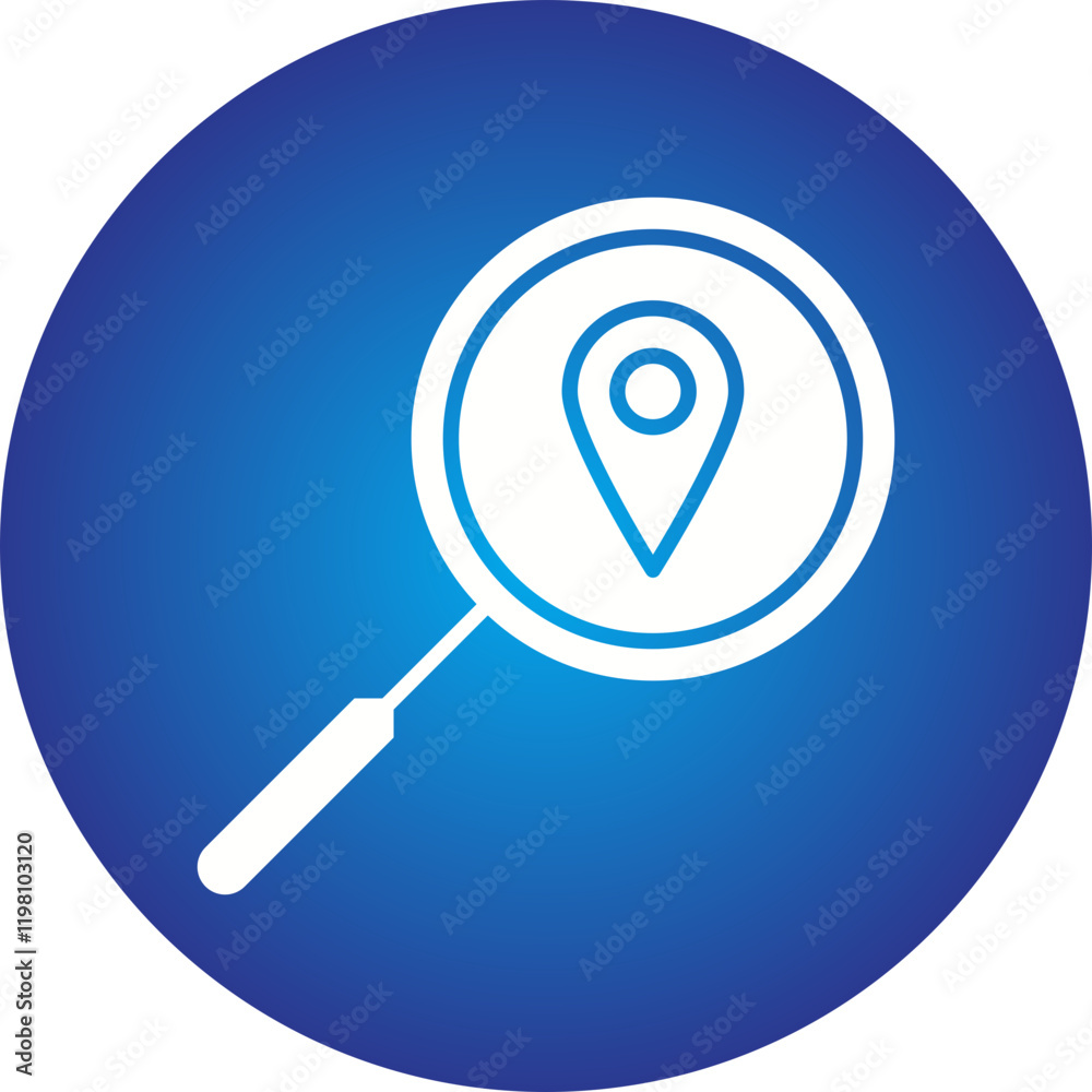 Location Analytics icon single vector illustration Location Analytics icon single vector illustration