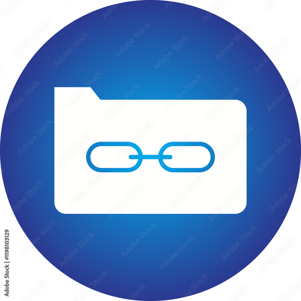 Linked Data icon single vector illustration Linked Data icon single vector illustration