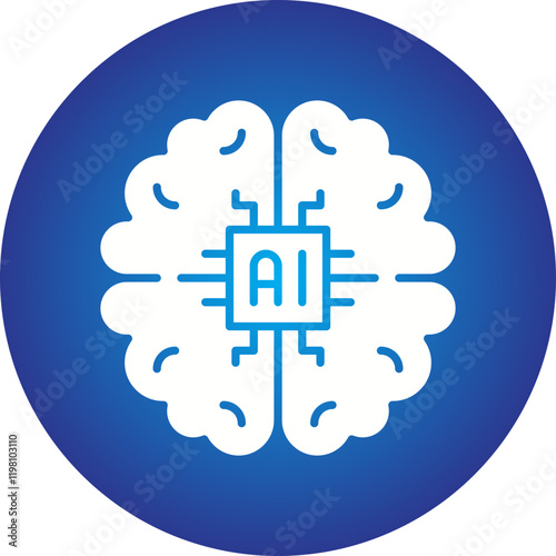 Machine Learning icon single vector illustration